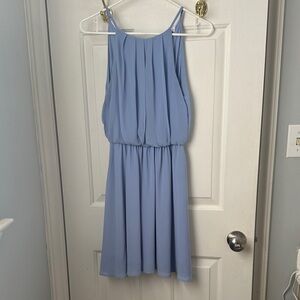 Lush Dusty Blue Dress
